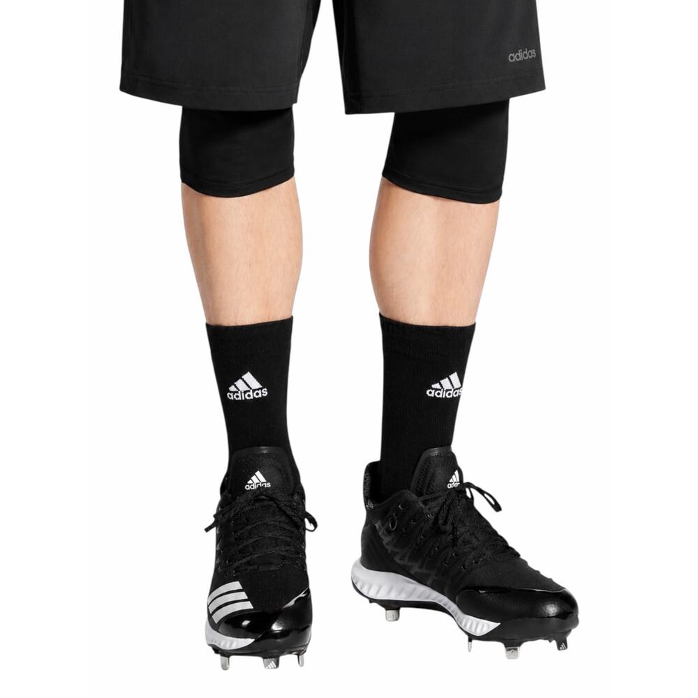 adidas Icon Bounce Baseball Cleats Sneakers Lace Up Black Size 13